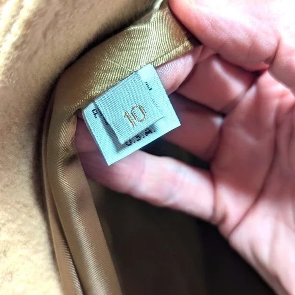 Vintage Fleurette Camel Hair Coat